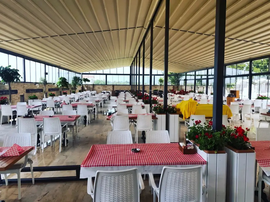Pergola ve sürme cam uygulaması