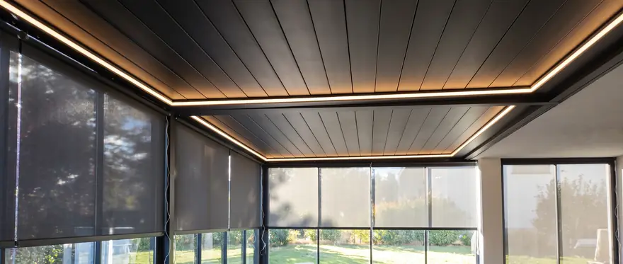 Bioklimatik pergola — Berlin, Almanya